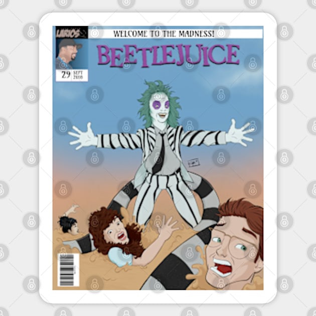 Beetlejuice! Sticker by artofplo